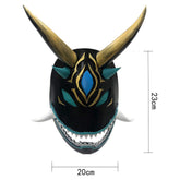 Genshin Impact Xiao Maske Cosplay EVA Kopfbedeckung Helm Halloween Party Requisite
